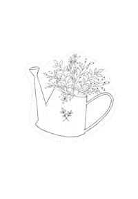 Grow Garden Life Sticker by Latika Skincare