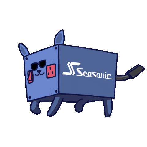 Power Supply Mascot Sticker by Seasonic