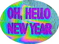 New Year Hello Sticker by Sarah Zucker