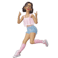 Girl Menina Bonita Sticker