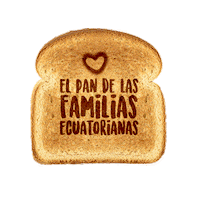 SupanEcuador toast ecuador pan tostada Sticker