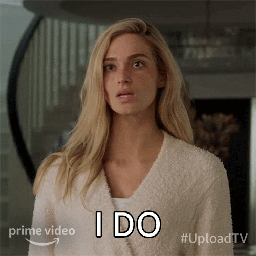 I Do Reaction GIF by Amazon Prime Video