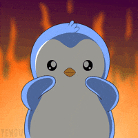 Fire Laughing GIF by Pudgy Penguins