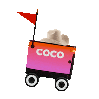 cocodelivery robot texas coco robotics Sticker