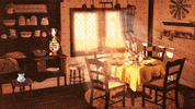AutumnCozy coffee sun morning flowers GIF