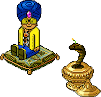 Habbo Hotel Singing Sticker