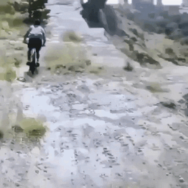 Johnnnoosh giphygifmaker giphygifmakermobile bicycle accident GIF