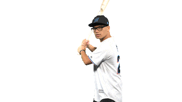 fun baseball Sticker by Miami Marlins