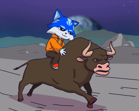 Ridding Bull Run GIF by Toshithecat