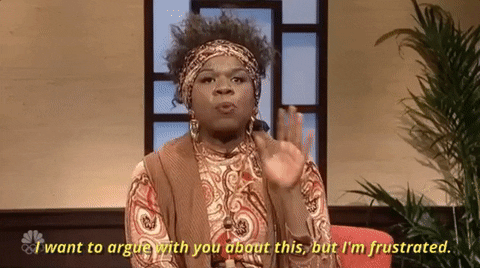 frustrated leslie jones GIF by Saturday Night Live