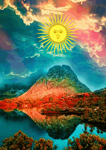 sun flashing GIF