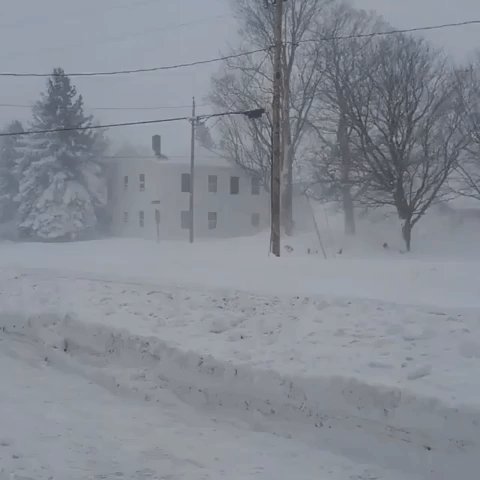 Blizzard Conditions Continue in Upstate New York