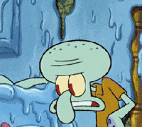 spongebob squarepants cringe GIF