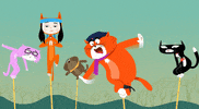 King Tubby Falling GIF by Kitty Is Not A Cat