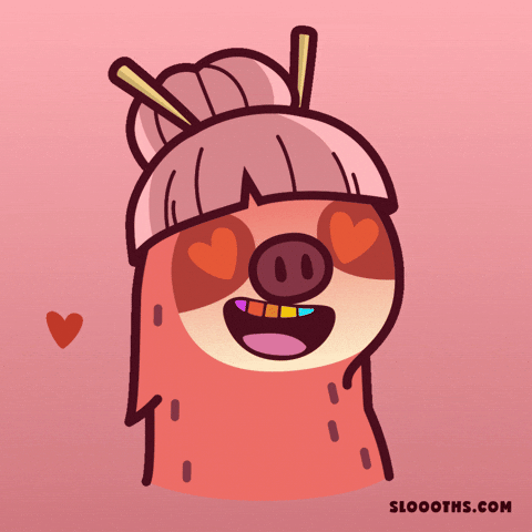 Heart Love GIF by Sloooths