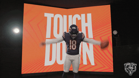 Touchdown Williams GIF by Chicago Bears