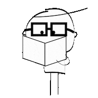 books reading Sticker by dailybred