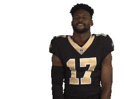 Football Kiss Sticker by New Orleans Saints