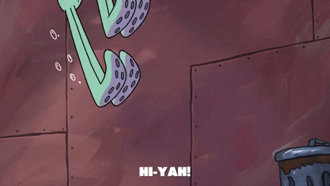 season 9 squid defense GIF by SpongeBob SquarePants