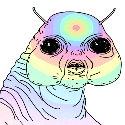 Tripping Acid Trip Sticker by PHAZED