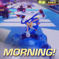 Morning Sega GIF by Sonic the Hedgehog