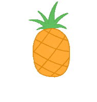 Pineapple Flatter Me Sticker by humnutrition