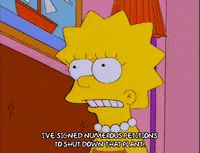 angry lisa simpson GIF