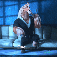 Patrick Warburton Counting GIF by Walt Disney Animation Studios