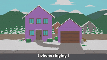 house phone ring GIF by South Park 