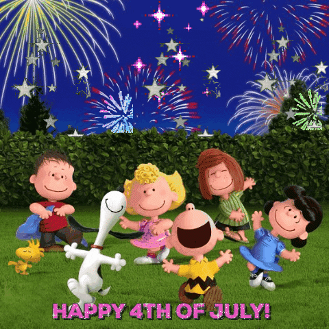4th of july snoopy gif