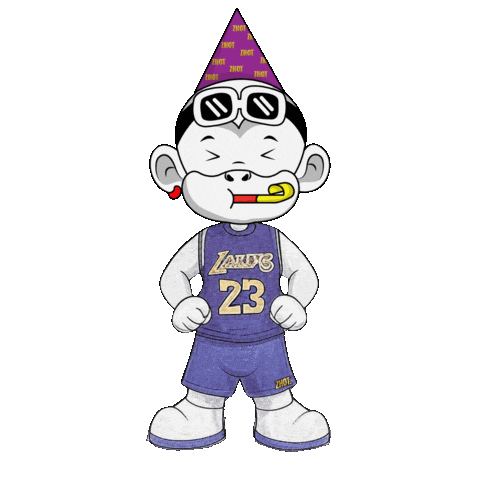 La Lakers Victory Dance Sticker by Zhot Shop