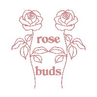 Flower Rosebuds Sticker by Neon Rose