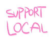 Support Local The Love Club Sticker