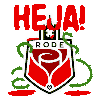 Rode Sticker by Imaji FC