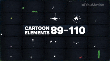 Cartoon Elements 89 110 | Video |You Motion
