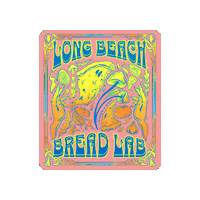 Long Beach Pizza Sticker by Long Beach Beer Lab