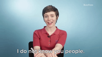 I Do Not Know You People