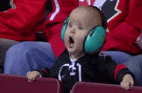 amused baby GIF
