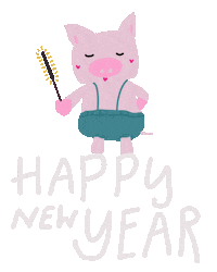 Happy New Year Sticker