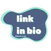 KiBook link in bio book now booknow kibook Sticker