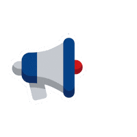 News Megaphone Sticker by Grafik Profibaustoffe
