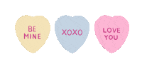 Candy Hearts Sticker