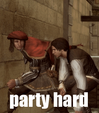 assassins creed party hard GIF