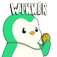 Penguin Kiss Sticker by Abster