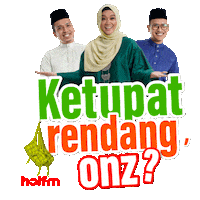Ketupat Rendang Sticker by Hot FM