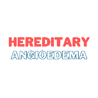 ushaea advocacy hae raredisease haea Sticker