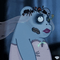 Corpse Bride Halloween GIF by SuperRareBears