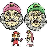 Super Mario Brother Sticker