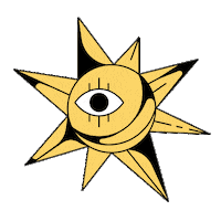 joinxo space games sun eye Sticker