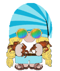 Summer Gnome Sticker